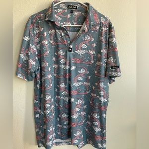 Bad birdie L mens polo